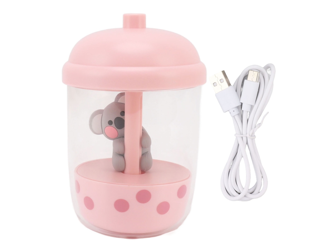 Humidificador portátil de vapor frío con USB, tipo koala, para el hogar.