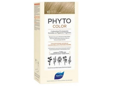 Coloración Permanente Phyto Paris Color 10-rubio extra claro