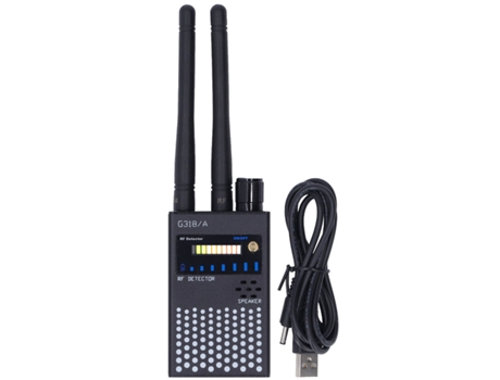 Detector de señal Buscador de errores Escáner de cámara Herramienta de prueba de antena dual para oficina en casa (negro) CHRONUS