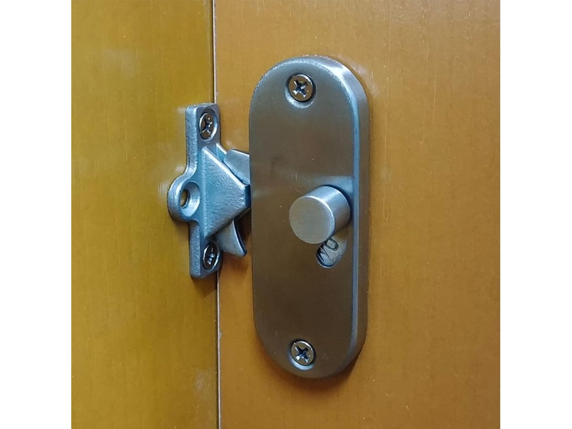 Cerradura Deslizante Para Puerta De Establo 90 Grados, Hebilla En Ángulo Recto, Sin Llave, Interior, Acero Inoxidable