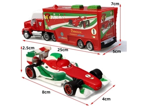 Set takara tomy pixar car 3 jackson mack uncle truck 1:55 diecast metal car model toy boy christmas gift