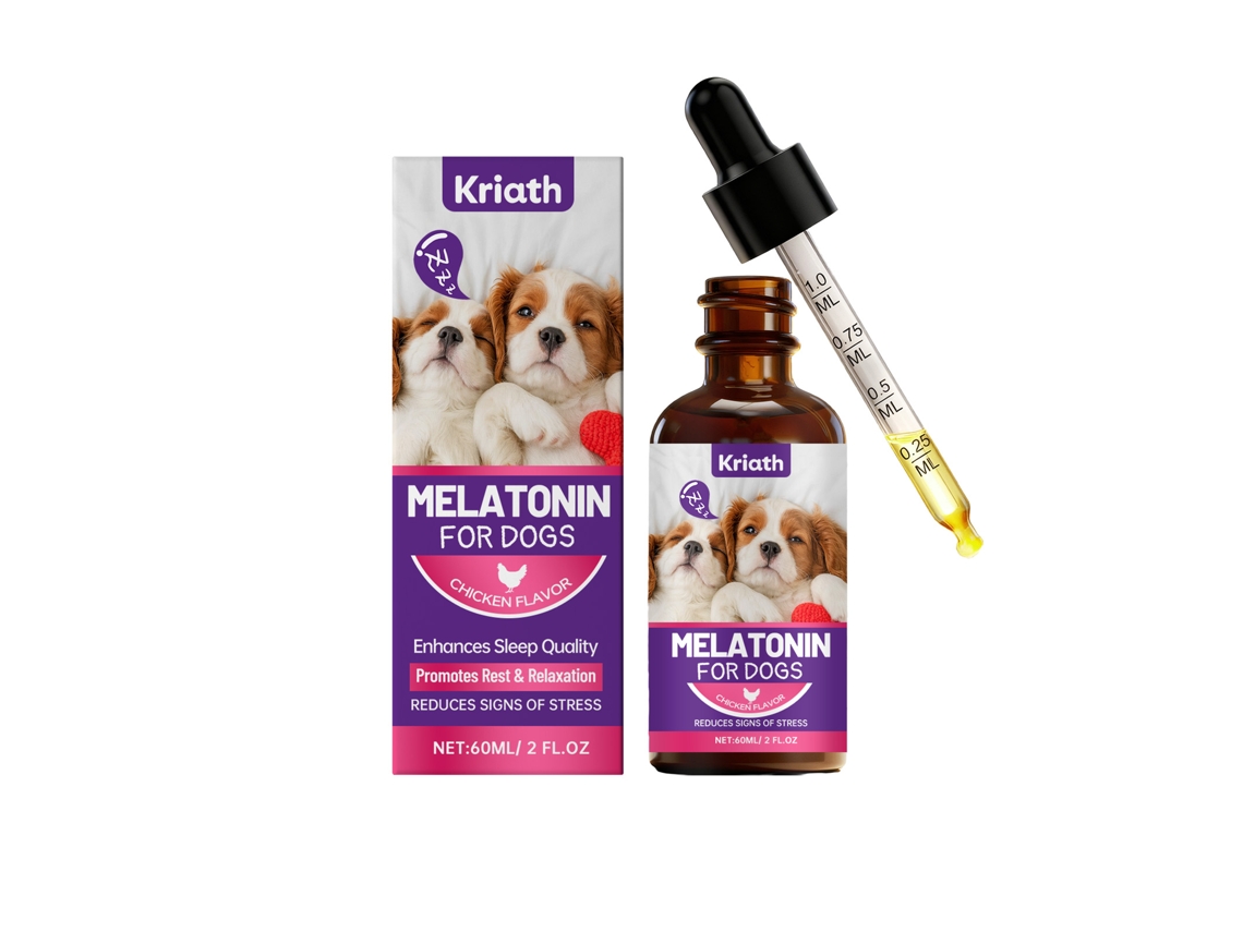 Gotas de melatonina para calmar a los perros