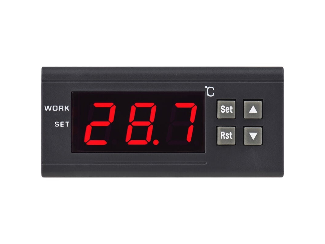 Controlador de temperatura digital versátil, modo refrigeración con función de alarma para un monitoreo integral Jeiibrzui