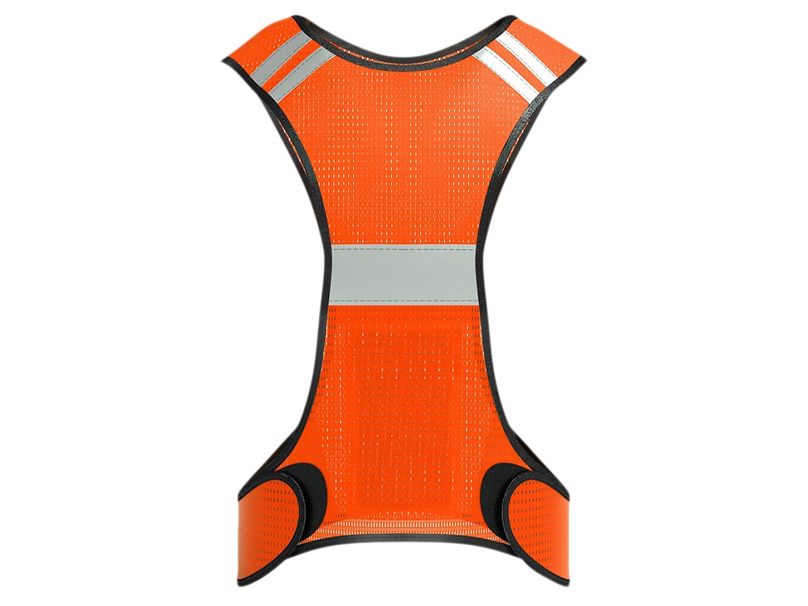 Chaleco Reflectante Flexible Y Ajustable Para Actividades Al Aire Libre, Correr De Noche, Pescar Y Para Mayor Seguridad.