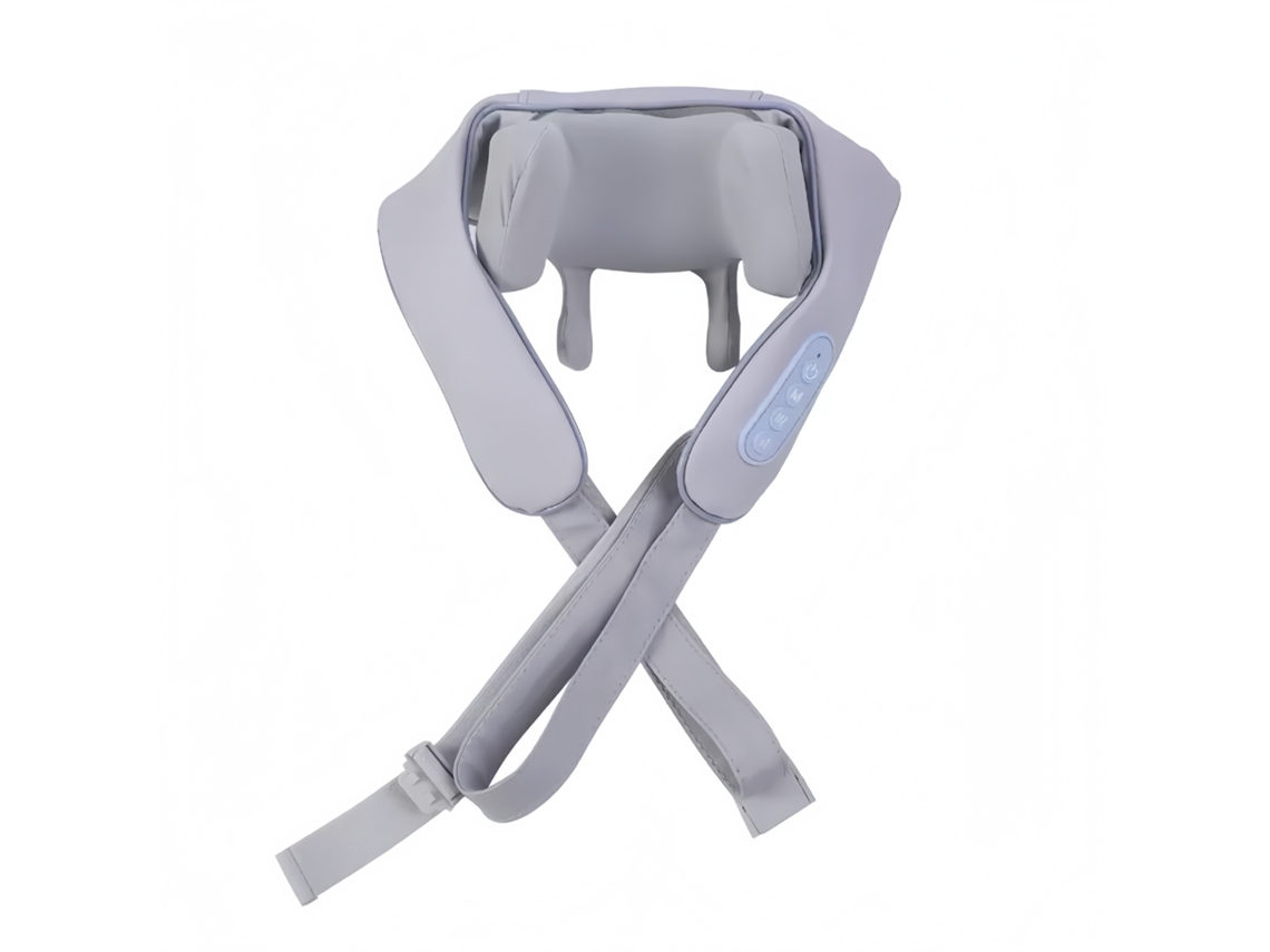 Masajeador De Cuello Y Hombros (función De Calor, Batería Integrada, Relajación Del Músculo Trapecio, Compacto, Recargable, Apto Para Uso Di