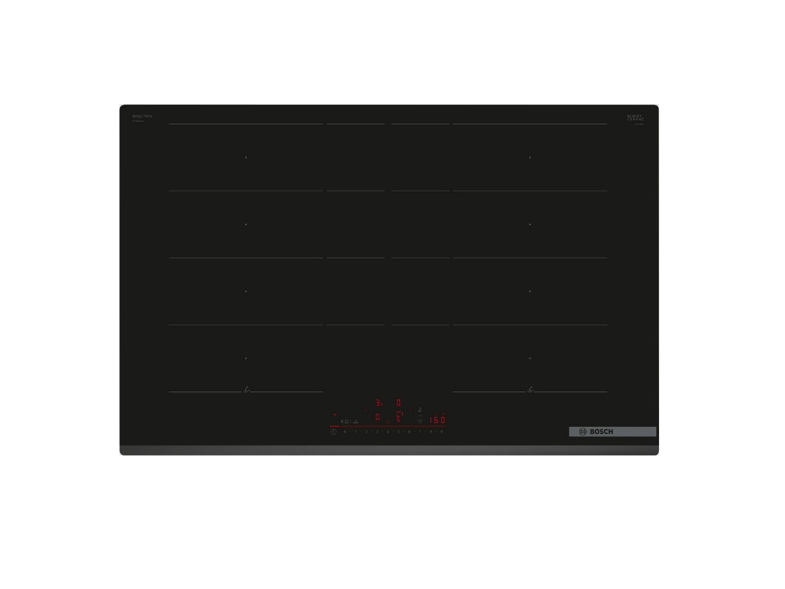 Placa de inducción 80cm 4 fuegos 7400w negra PXY83KHC1E - BOSCH
