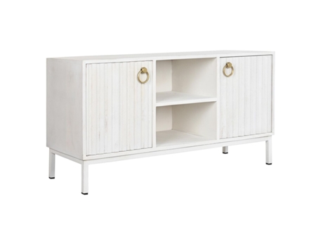 Mueble de TV DKD HOME DECOR (Blanco - Madera - 40 x 120 x 60 cm)