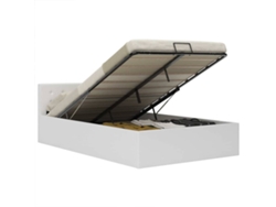 Cama Canapé Hidráulica Sin Colchón Blanco 120x200 Cm