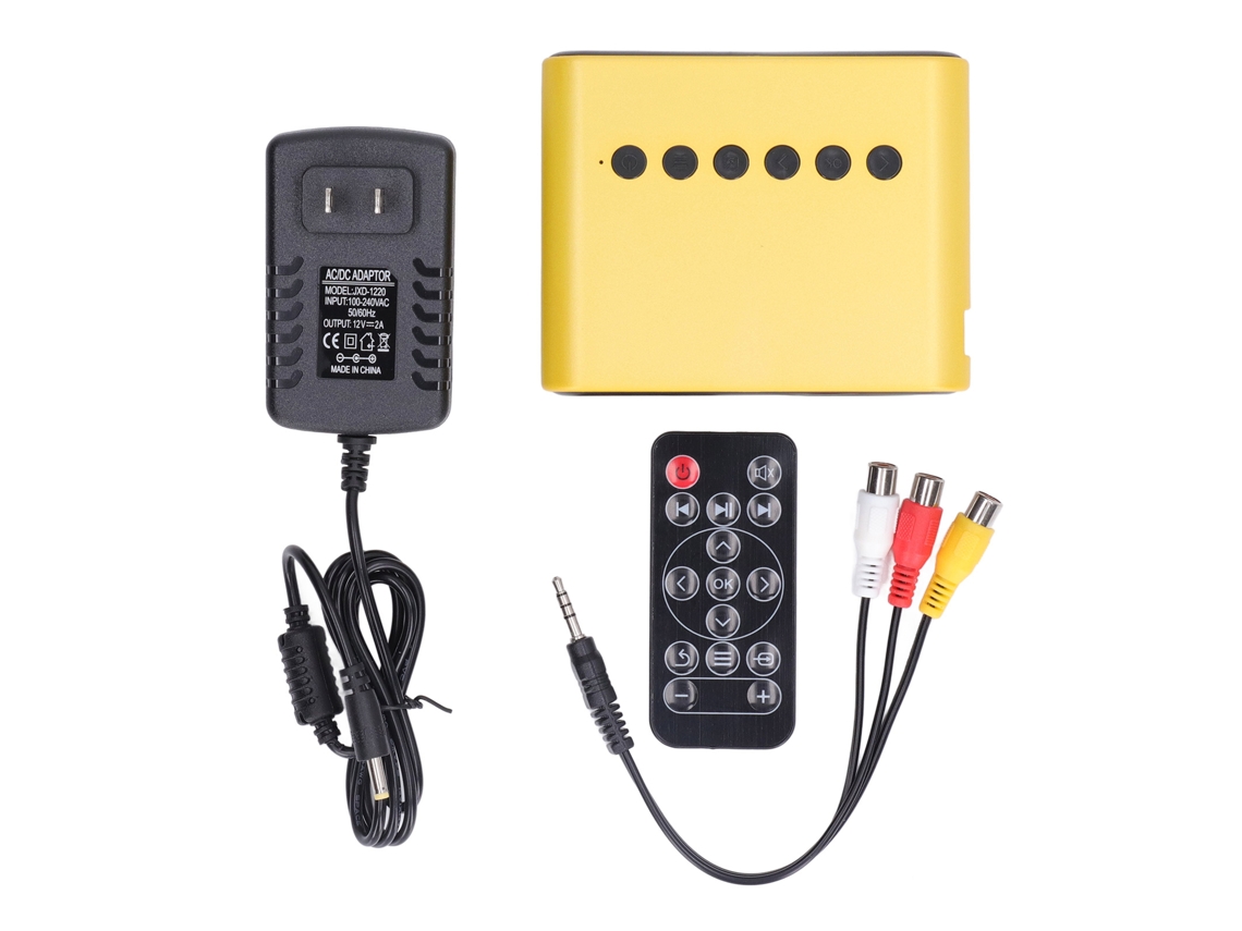 Proyector Mini Portátil Para El Hogar Película Con Espejo De Pantalla Móvil