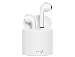 Auriculares Bluetooth True Wireless GO-ROCK EP-17 (In Ear - Micrófono - Blanco)