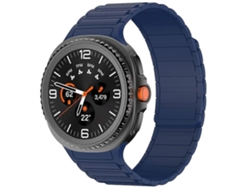 Pulsera magnética de silicona con tres cuentas para Samsung Galaxy Watch8 / Watch8 Classic