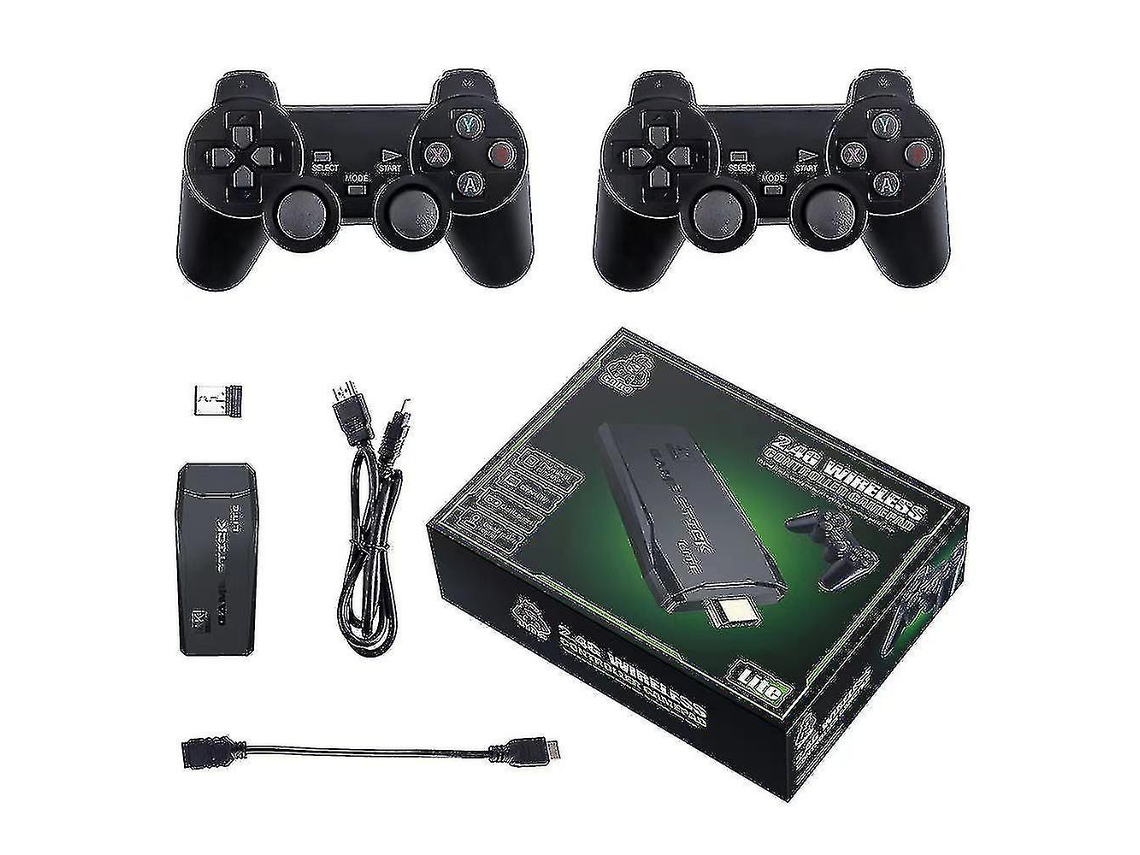 M8 Retro Video Game Console Dual Wireless Controller Game Stick 4k 10000 Gaming 64gb Alta Calidad