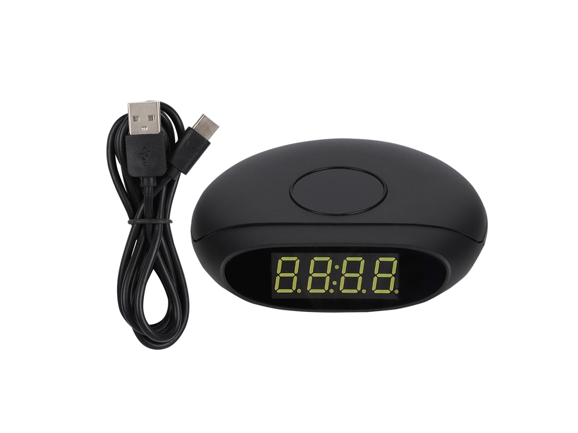 Reloj Despertador Multifuncional Con Cargador Inalámbrico Plegable Para Carga De Teléfonos Móviles