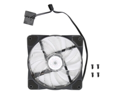 Ventilador De Enfriamiento 12cm Led Brillo Silencioso Antichoque Gabinete De Ordenador Enfriador De Pc Flujo De Aire
