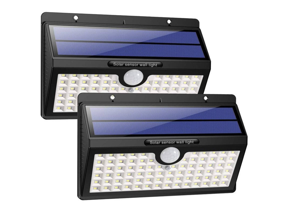 Lámparas Solares De Pared Inalámbricas E Impermeables Para Exteriores (paquete De 2)
