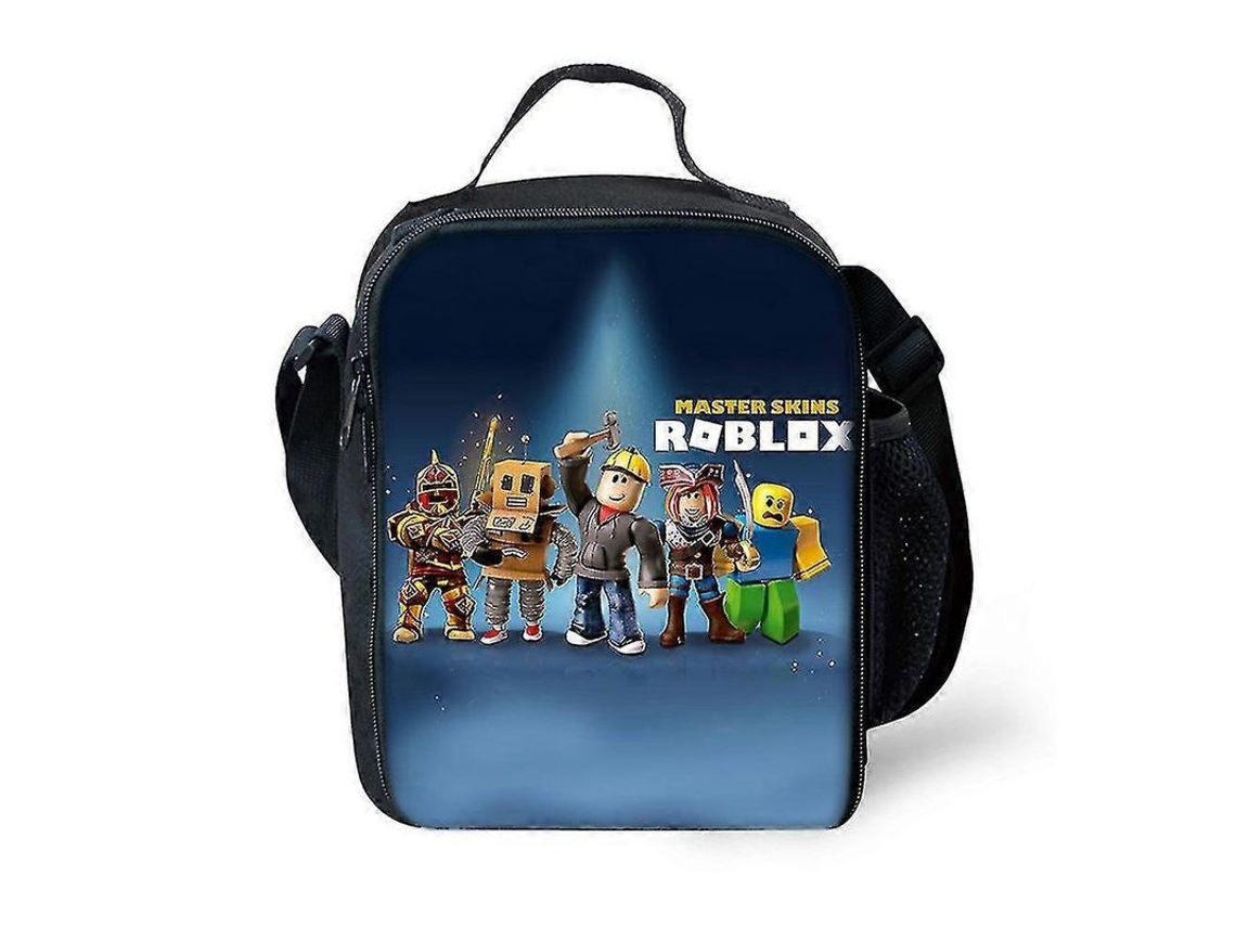 Bolsa Térmica Reutilizable Para El Almuerzo De Roblox Para Niños Y Niñas, Perfecta Para La Escuela Y Picnics.