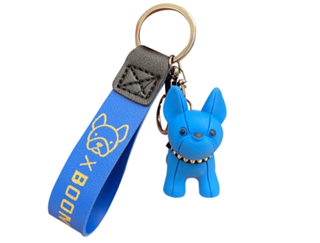 Llavero Resina Bulldog Anime - Resina Bulldog - Azul Resina Llavero Anime Bulldog - Resina Bulldog - Azul JEIIBRZUI