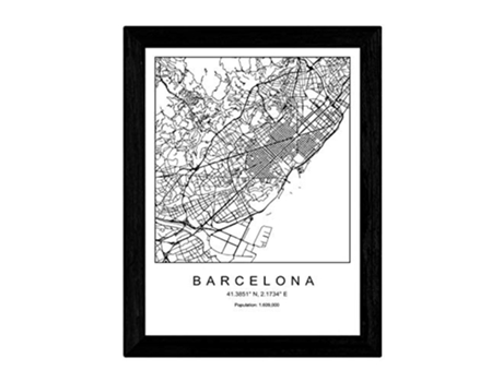 Lámina NACNIC Mapa Barcelona (A3)