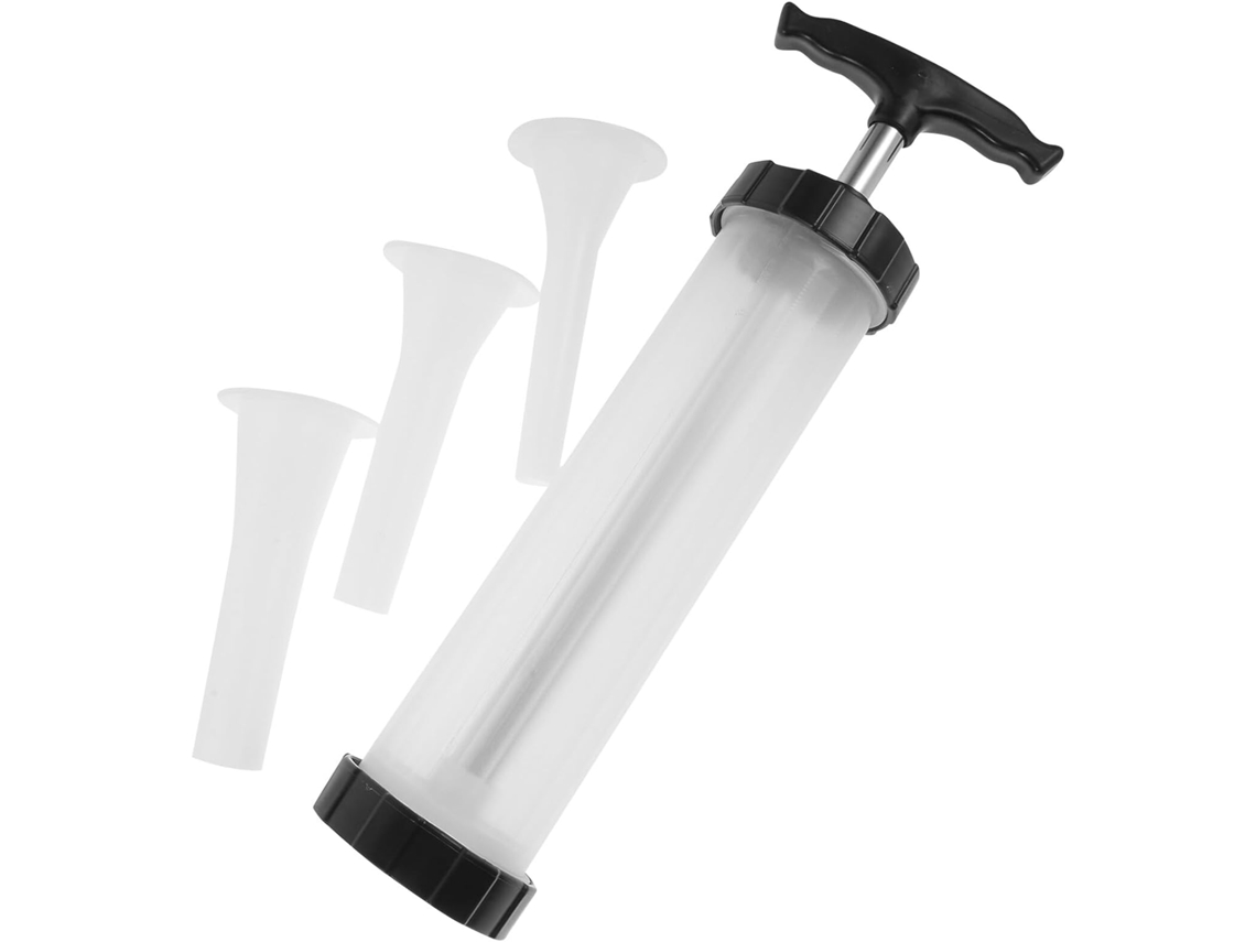 Kit Para Hacer Salchichas Con Manual, Tubos De Llenado Negros Y Utensilios Domésticos.