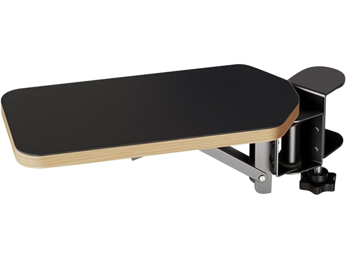 Reposabrazos Silencioso Para Escritorio, Tablero De Soporte De Madera, Plataforma Acolchada