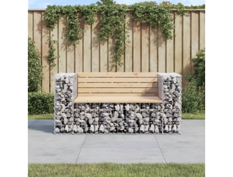 Banco De Jardín VIDAXL Marrón Madera (143x71x65.5 cm)