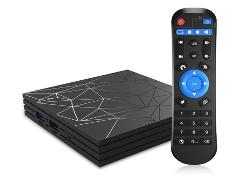 Box Smart TV YIZHOOD (Android 6K Ultra HD 4 GB RAM WiFi Negro)