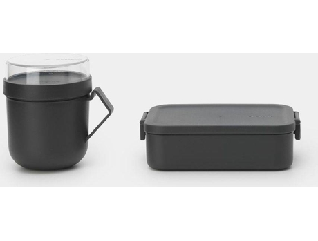 Lunch Set 2 Piezas BRABANTIA Gris Oscuro