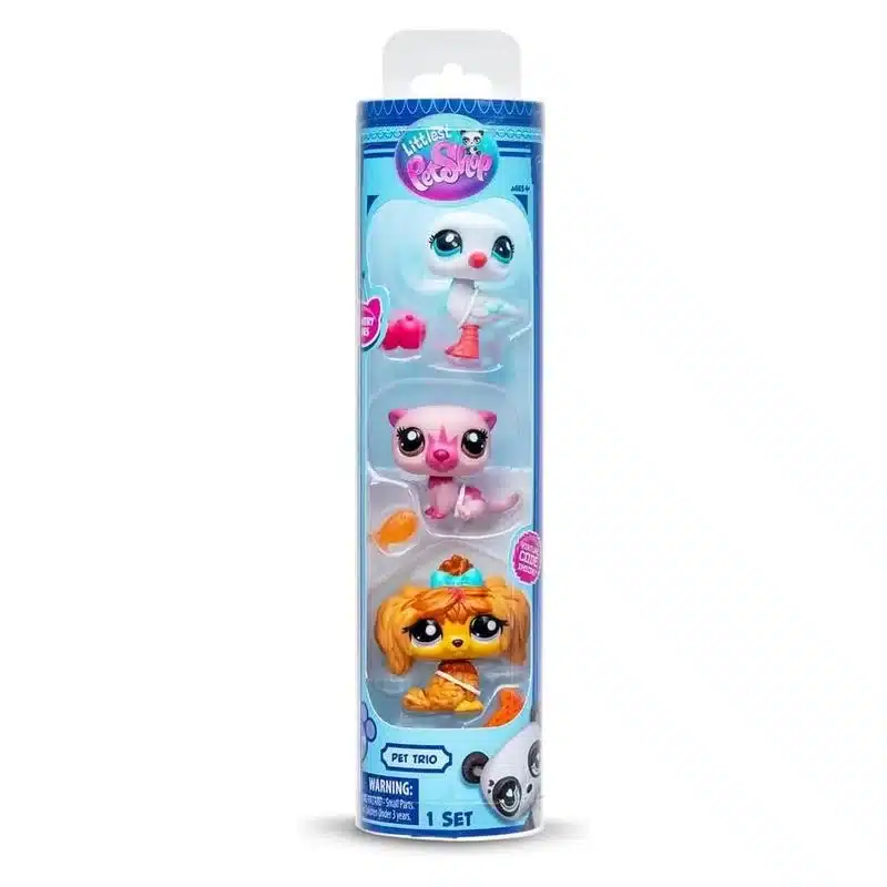 Littlest Pet Shop pack tres mascotas patito BF00617sBF00550 Bandai