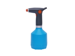 Pulverizador eléctrico inalámbrico, capacidad de 1000 ml, boquilla de pulverización ajustable, azul.