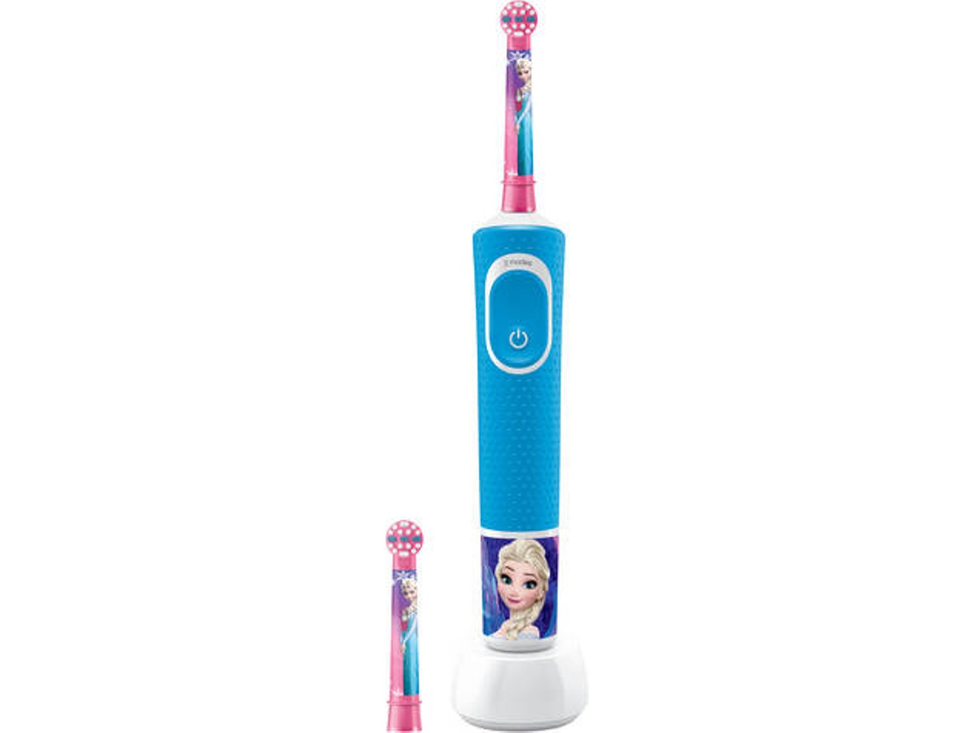 Cepillo Dental Infantil braun frozen oralb vitality kids plus box+2 recambios dientes blanco y azul 7600 rpm 100 para niños disney magic timer con mango 2 recargable tecnología 3