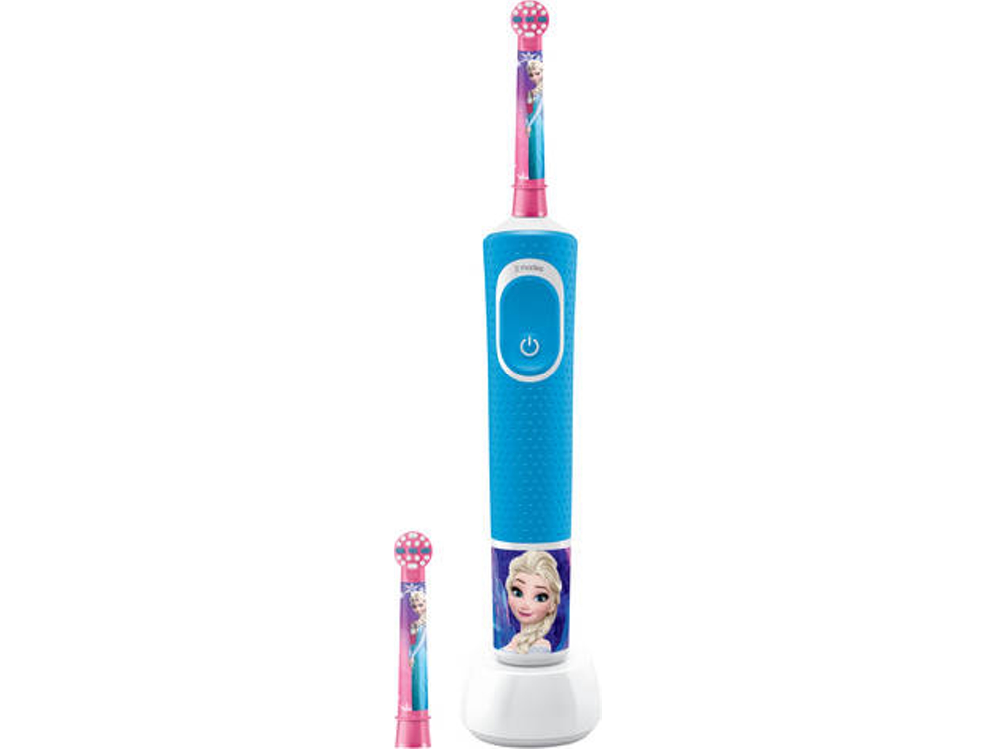 Cepillo Dental Infantil braun frozen oralb vitality kids plus box+2 recambios dientes blanco y azul 7600 rpm 100 para niños disney magic timer con mango 2 recargable tecnología 3