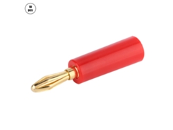 Omni-10pcs Conector Banana De Cobre Chapado En Oro 4mm Para Altavoces Audio Sin Soldadura