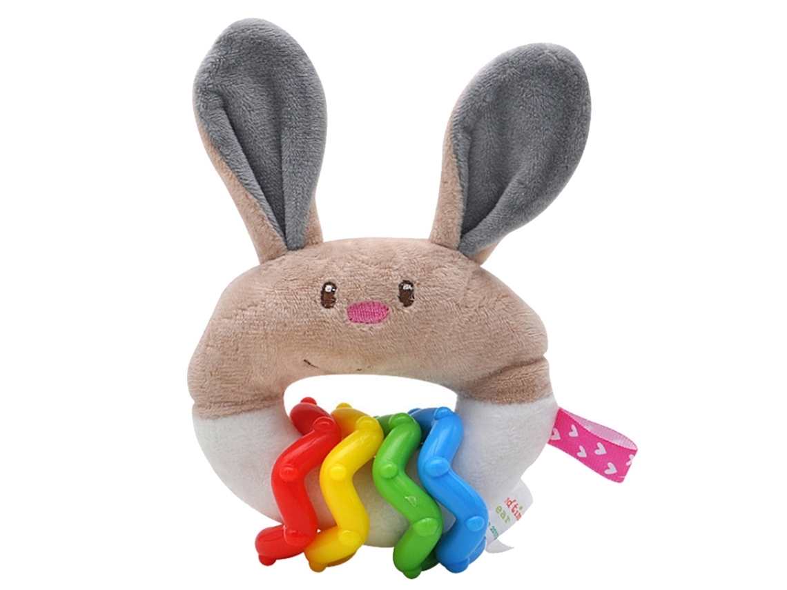 Juguete de campana para bebé: Campana de chupete con forma de animal, juguete para morder, juguete para bebé