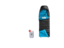 Saco de dormir, relleno de plumón de pato, ideal para climas fríos, CW400 Negro L OEM