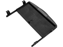 Bandeja deslizante para teclado, de plástico y metal, para mesa, soporte para teclado de ordenador negro SFUSHOS
