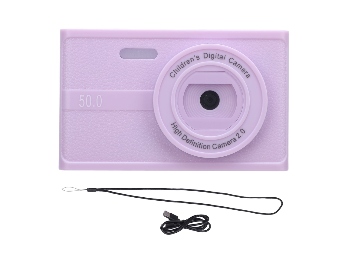 Cámara Digital 48mp 1080p Con Pantalla Tft 2.36 Pulgadas 8x Zoom Autofoco Lentes Duales Para Fotografía Y Grabación Morado