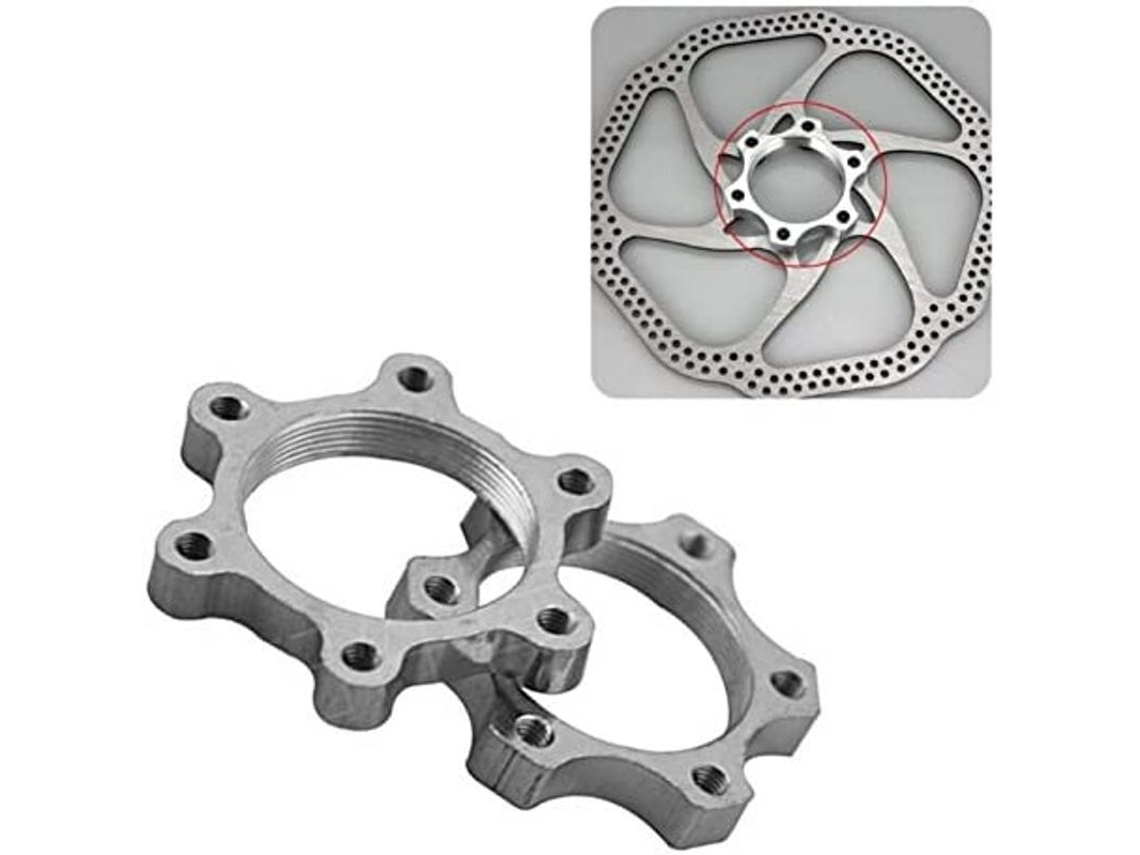 Rueda De Freno De Disco Para Bicicleta Con Tornillos, 6 Tornillos, 44 Mm, 2 Unidades