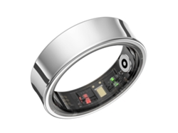 Anillo inteligente, monitor de salud, saturación de oxígeno en sangre, monitorización del sueño, resistente al agua. (Plateado, talla 11)
