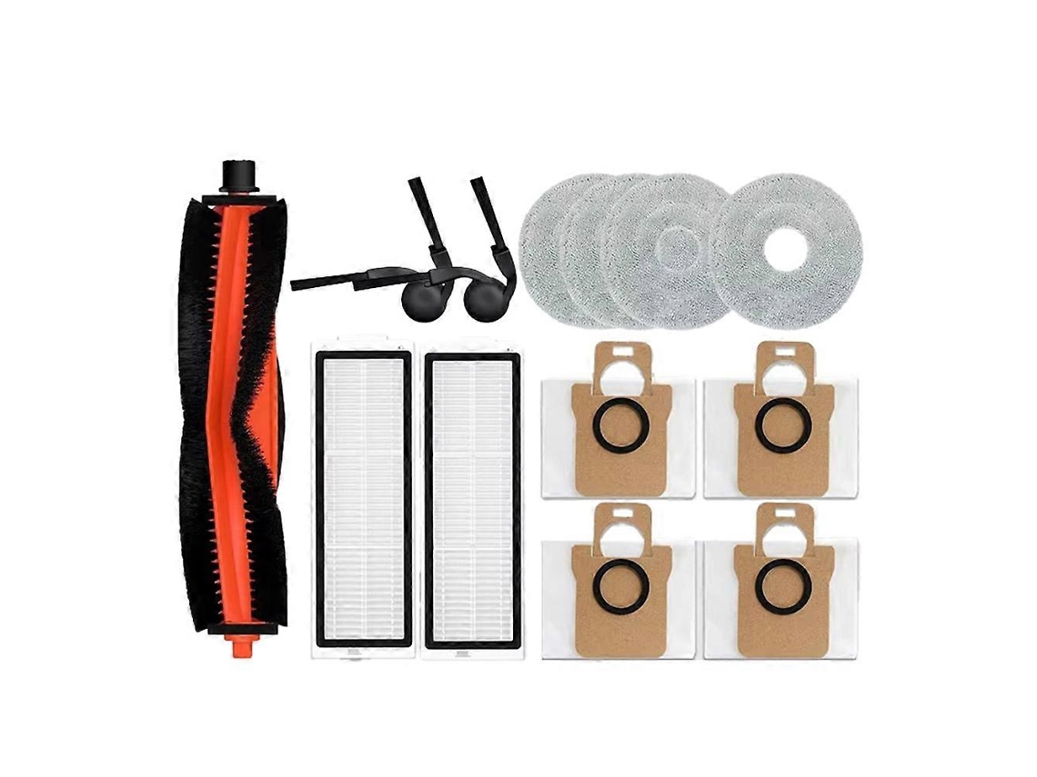 Accesorios para la aspiradora robot S40 Pro / OV71GL: Cepillo lateral principal, paño de limpieza, filtro, bolsa de polvo de repuesto.