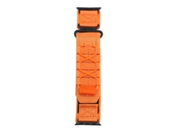Correa de nailon naranja para reloj Series 10 SE de 38/40/41 mm con cierre metálico