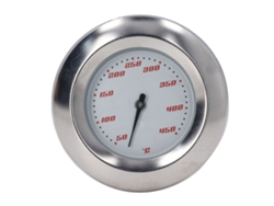 Termómetro De Acero Inoxidable De 3 Pulgadas Para Barbacoa, Horno, Ahumador Y Horno, Con Rango De Temperatura De 50 A 450 ℃.