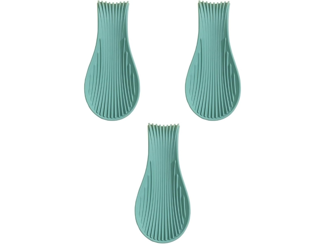 Soporte Para Cucharas De Sartén: Hecho Materiales Silicona Alta Calidad, Exquisitamente Elaborado, Superficie