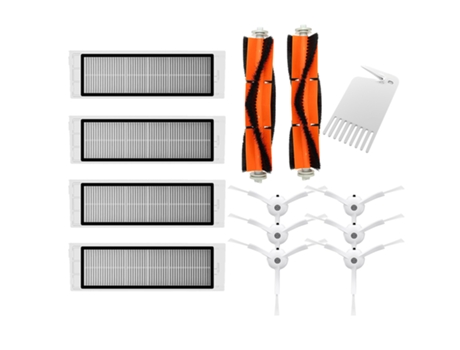 6X cepillo lateral 4X filtro Hepa 2X cepillo principal adecuado para Xiaomi aspiradora Roborock S50 S51 S55 S5
