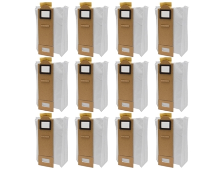 Paquete de 12 bolsas de polvo, accesorios para Xiaomi Roborock S7 T7S T7plus T7splus, repuestos de aspiradora