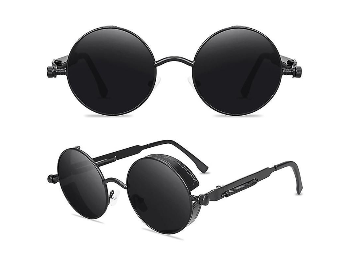 2026-gafas De Sol Redondas Unisex Estilo Moderno Uv400 Anti-reflejo Para Conducción Pesca Y Uso Casual