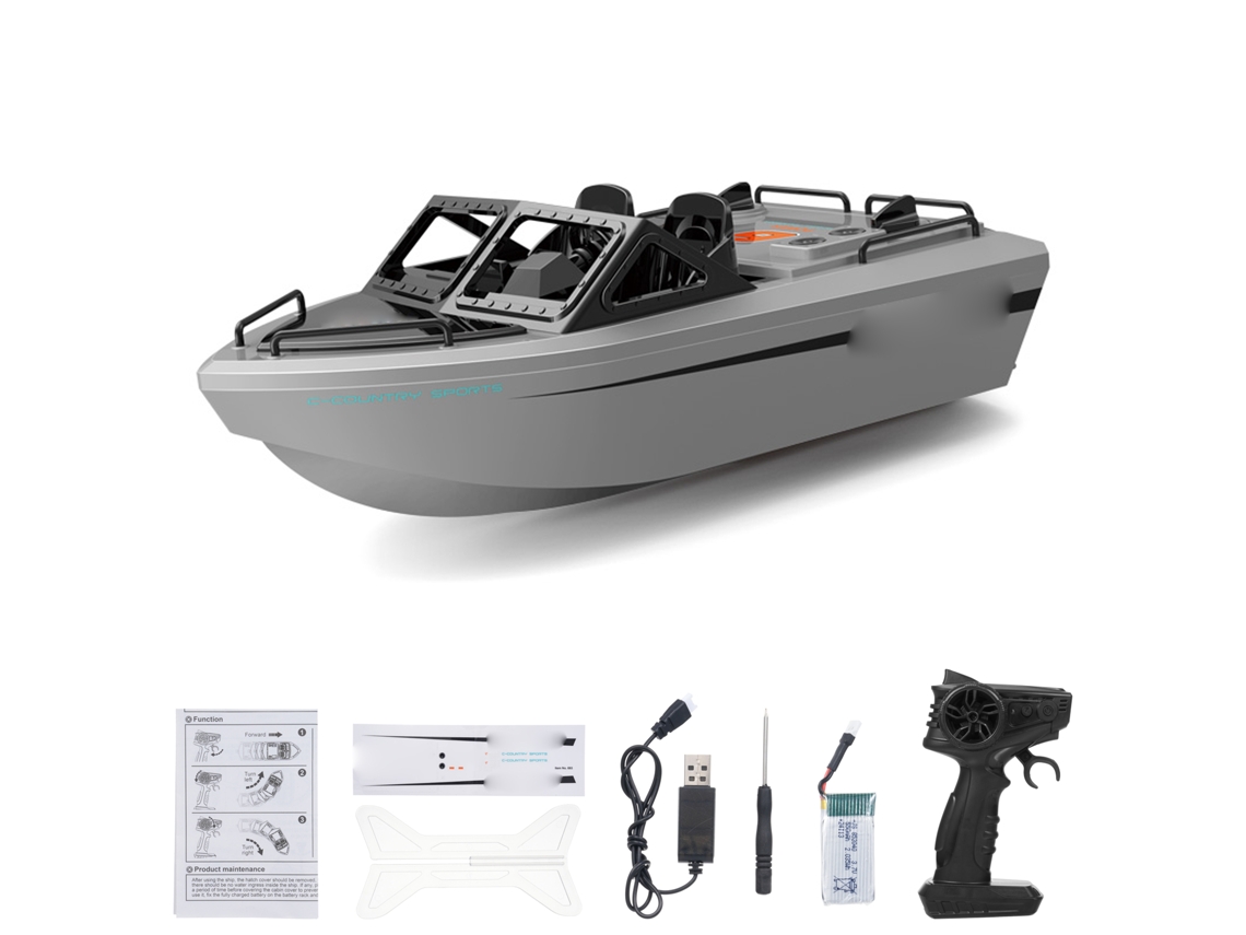 Barco De Control Remoto 2.4ghz, Motor Brushless Impermeable Para Piscinas Y Lagos, Juguete Eléctrico Mini Para Niños Niñas