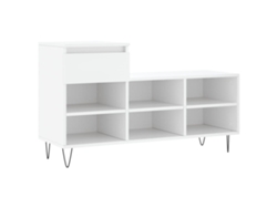 Maison Exclusive - Mueble Zapatero Madera Contrachapada Blanco 102x36x60 Cm