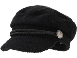 Chapéu Feminino Octogonal De Lã De Cordeiro - Quente E Confortável, Estiloso E Elegante, Acessório Prático.