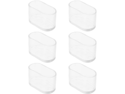 Patas Fundas Transparentes Muebles Antideslizantes