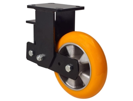 Rueda fija 17hlsb200-auab suspension poliur.naranja eje bolas balona ALEX